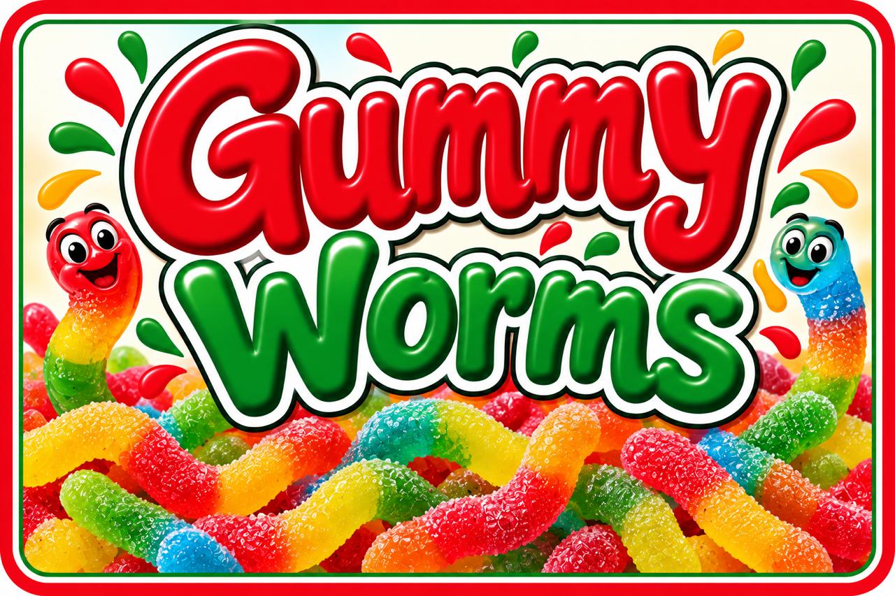 Regular Worms candy mix