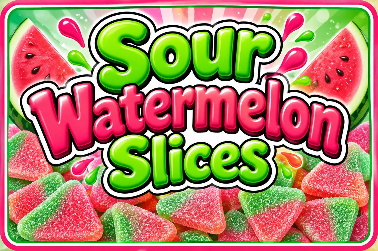 Sour Watermelon Slices candy mix